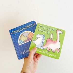 Sandra Boynton Dinosaur Dance and Dinosnores Books